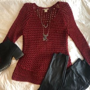 Lucky Brand, beautiful, woven top!